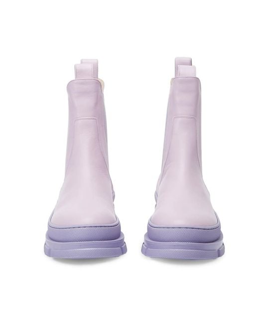 Bettina Vermillon Purple Simone Boots