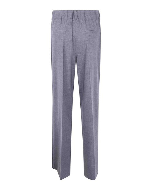 P.A.R.O.S.H. Blue Wide Leg Troseurs