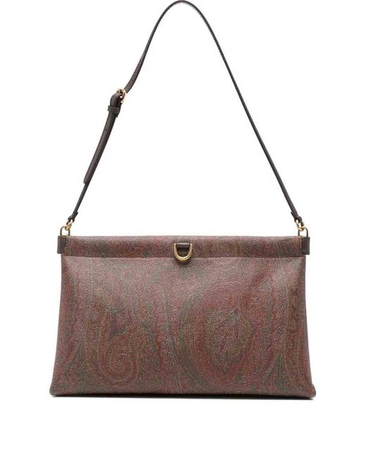 Etro Brown Clutch Bag
