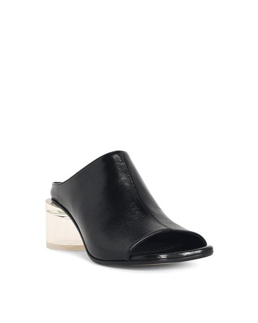 MM6 by Maison Margiela Black Anatomic Leather Mules