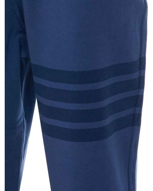 Thom Browne Blue Track Pants for men