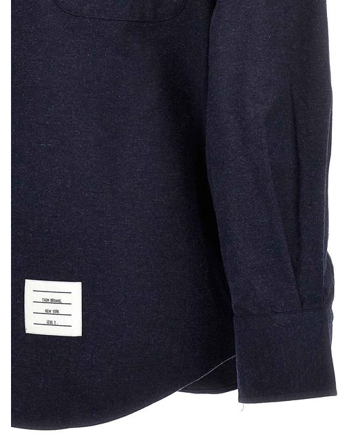 Thom Browne Blue Rwb' Shirt for men