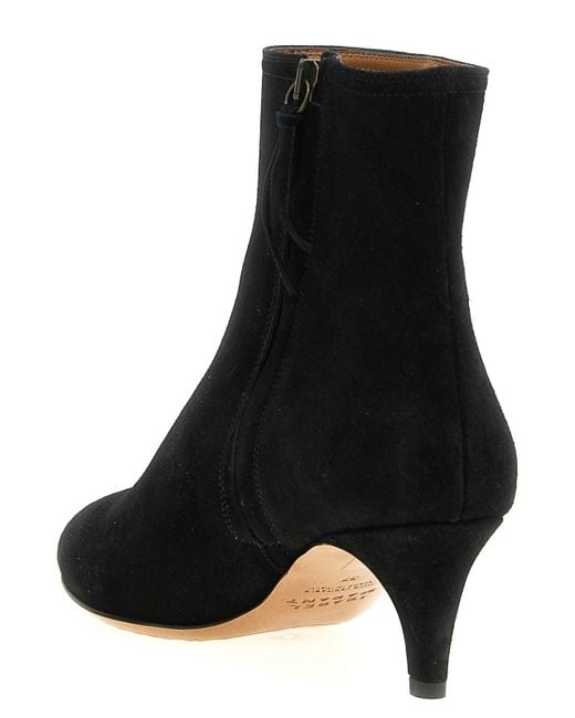 Isabel Marant Black Deone Ankle Boots