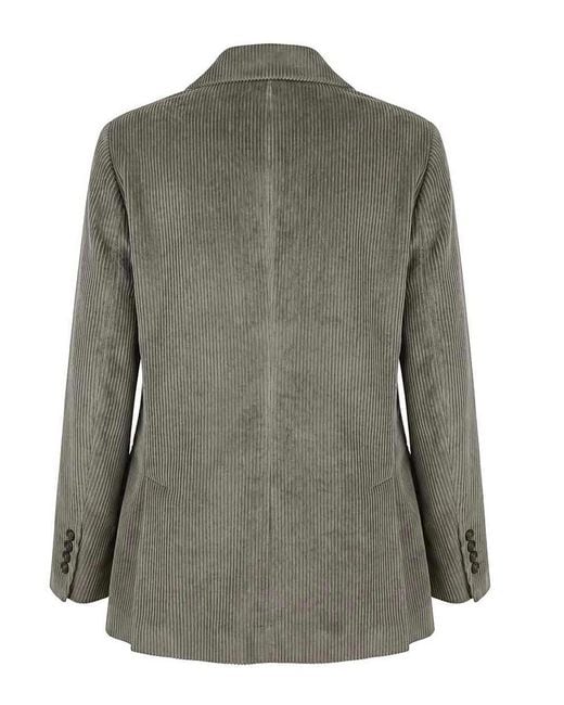 Brunello Cucinelli Gray Suit-Type Jacket
