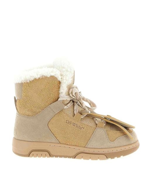 Off-White c/o Virgil Abloh Natural Ankle Boots