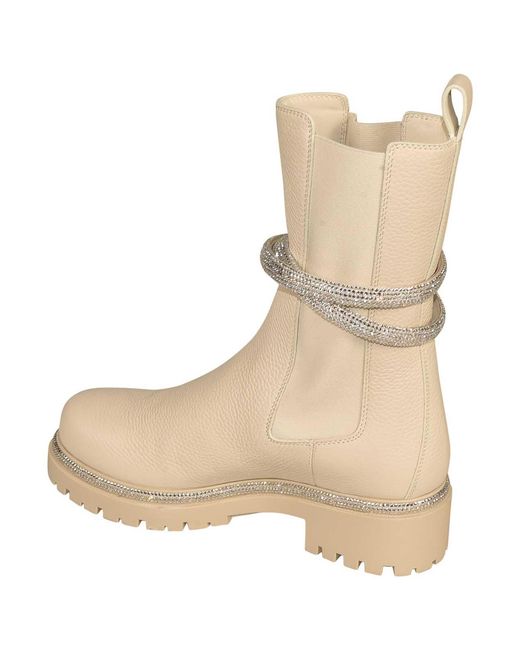 Rene Caovilla Natural Boots