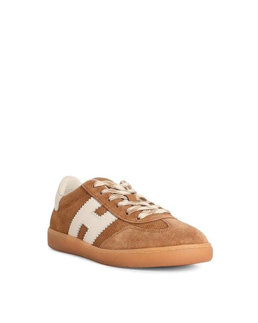 Hogan Brown Cool Suede Sneakers