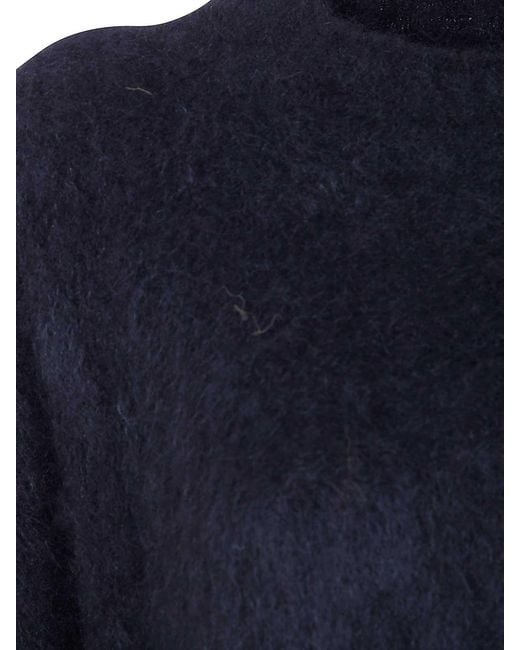 Uma Wang Blue Crew Neck Top