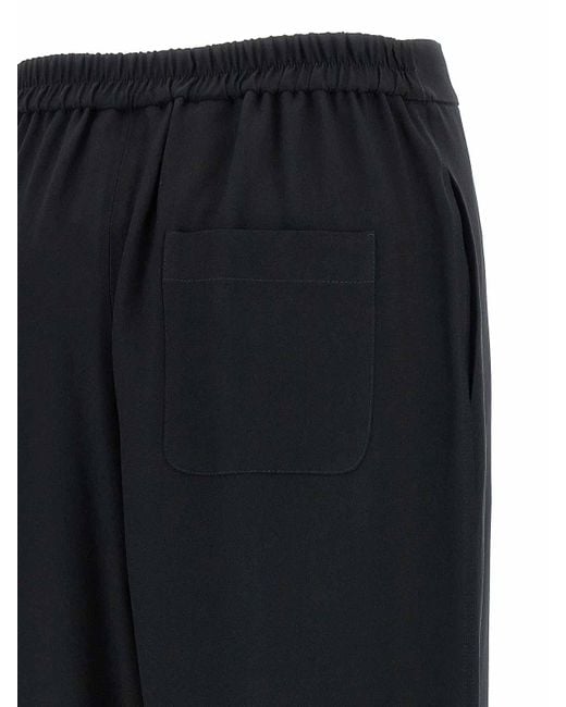 Moschino Black Acetate Pants