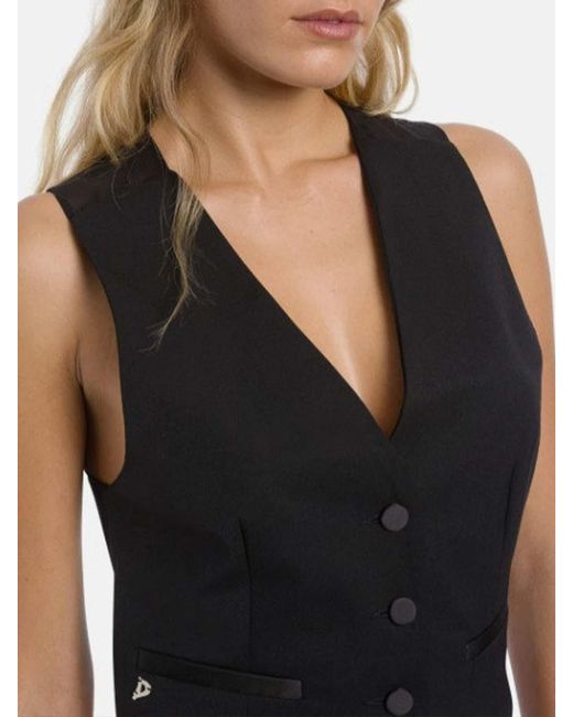Dondup Black Waistcoats