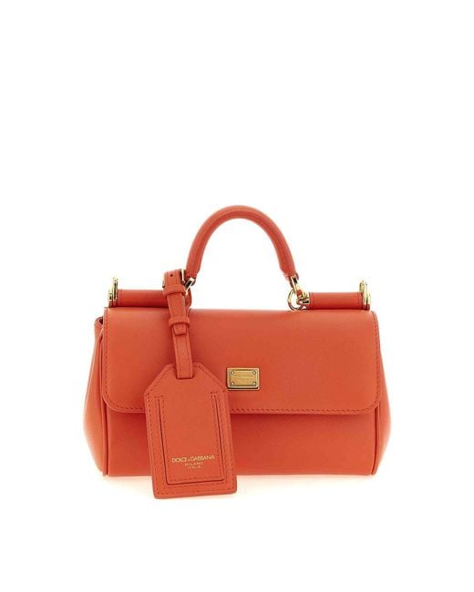 Dolce & Gabbana Red My Sicily' Mini Handbag