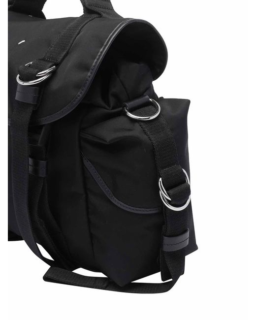 Maison Margiela Black Small High Tech Messenger Bag for men