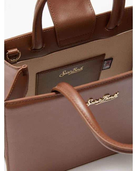 Mc2 Saint Barth Brown Shop Bag Midi