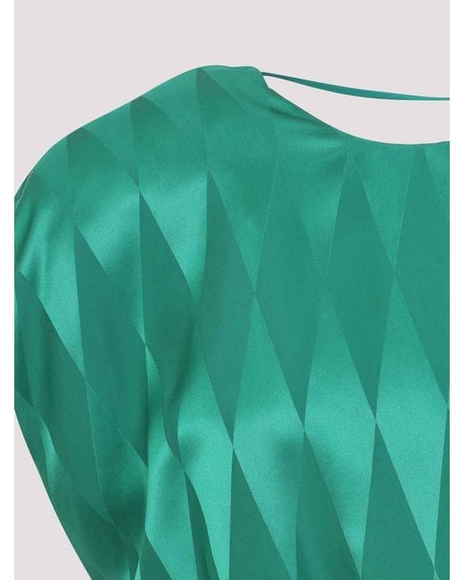 Versace Green Cocktail Dress