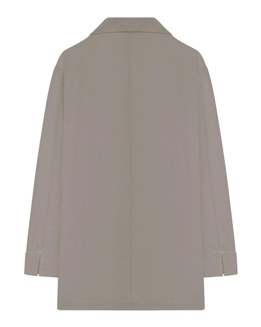 Transit Gray Single-Breasted Blazer