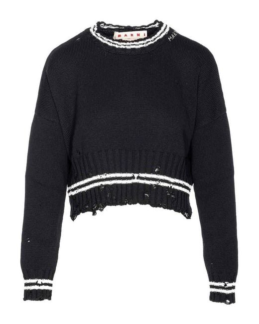 Marni Blue Roundneck Sweater