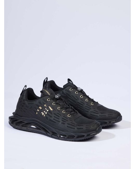 Just Cavalli Black Sneakers Leto for men