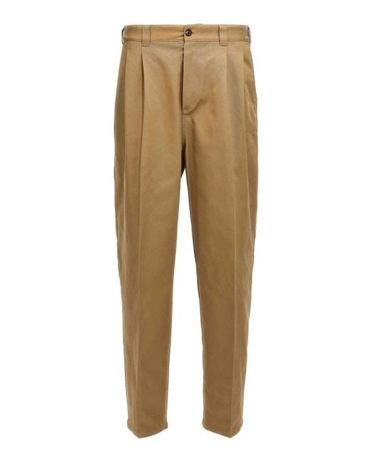 Maison Margiela Natural Pendleton Yoke Pants for men
