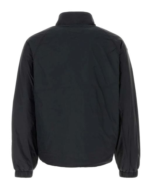Represent Black Funnel Neck Jacket for men