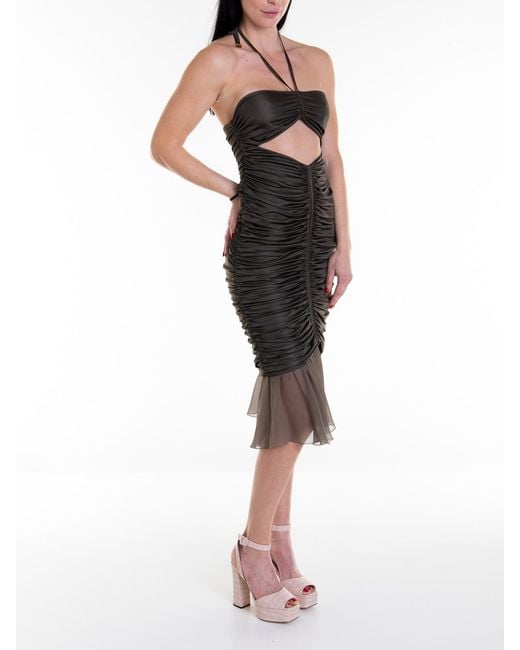 Blumarine Black Silk Dress