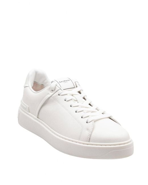 Balmain White Sneakers B Courest