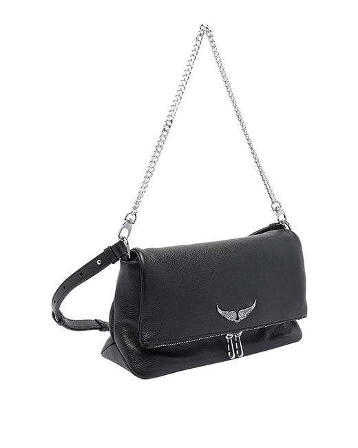 Zadig & Voltaire Black Rocky Shoulder Bag