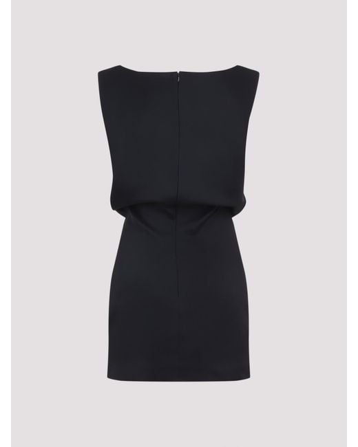 Khaite Black Acetate Toma Dress