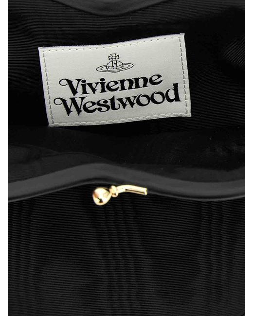 Vivienne Westwood Black Belle Heart Frame Purse Handbag