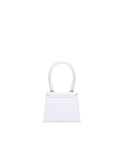 Jacquemus White Le Chiquito Moyen Bag