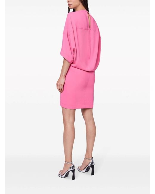 Stella McCartney Pink Oversized Sleeve T-shirt Dress