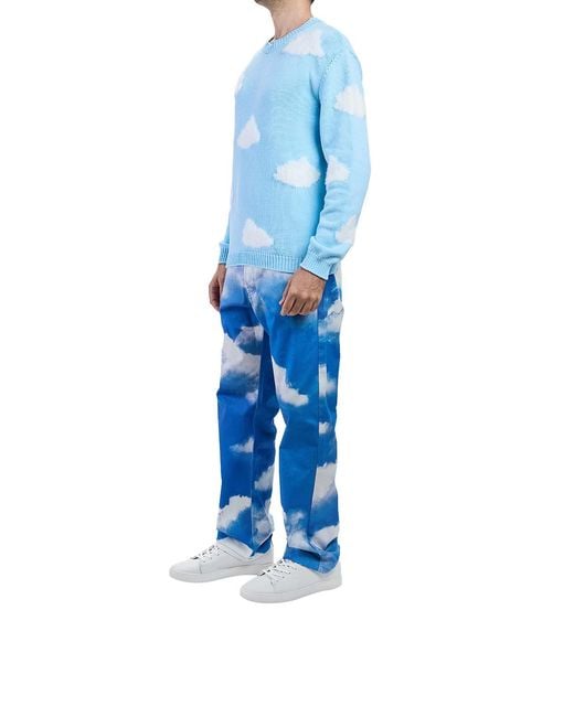 Moschino Blue Clouds Shirt for men