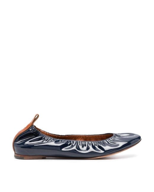 Lanvin White Ballerinas
