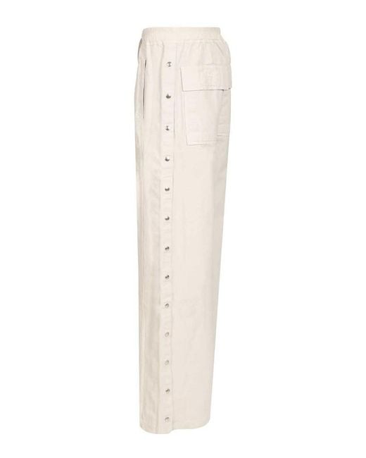 Rick Owens Natural Drkshdw Wide Pusher Pants for men