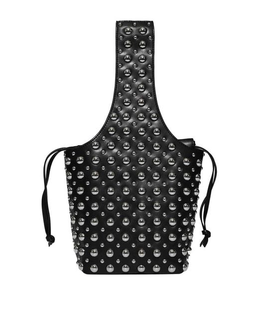 Liviana Conti Black Debby Bucket Bag