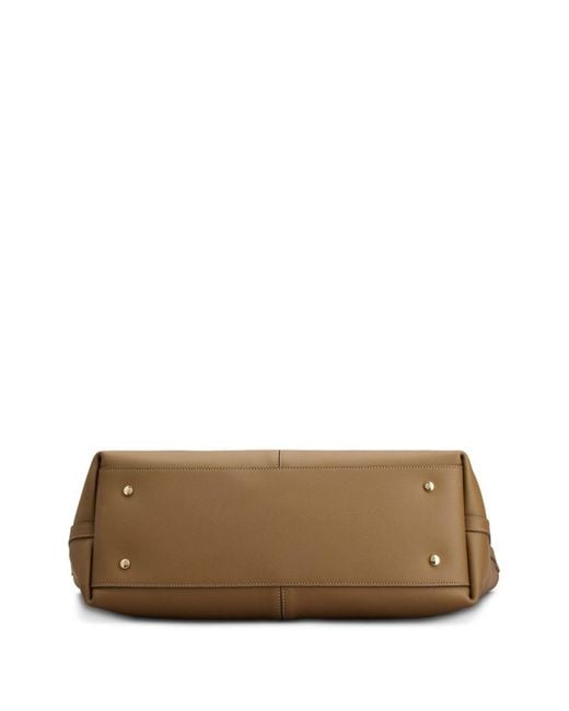Tod's Brown Medium Leather Shopping Bag