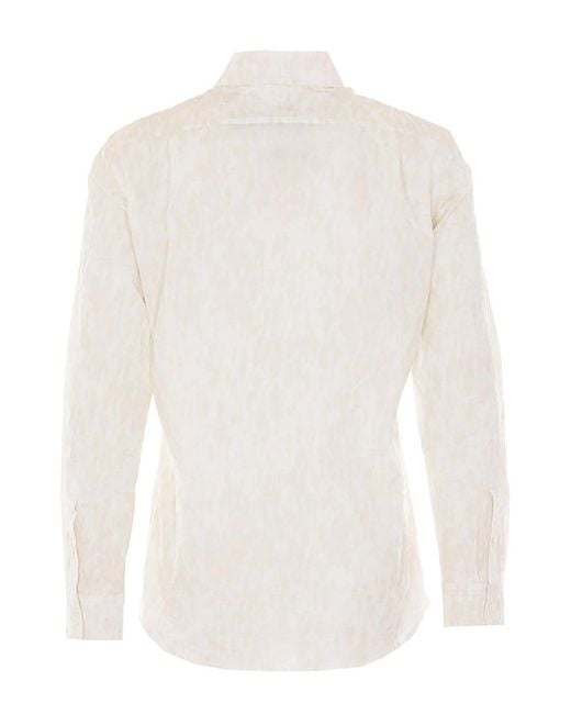 Vivienne Westwood White Stained 2 Button Krallshirt for men