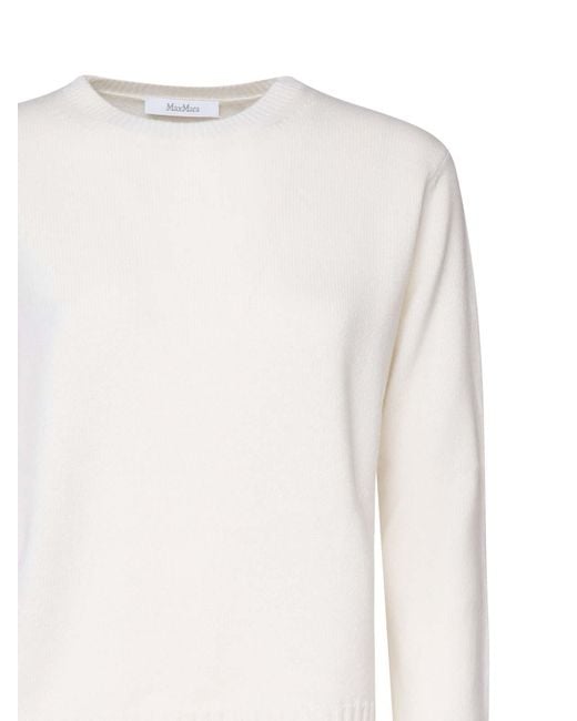 Max Mara White Viglio Sweater