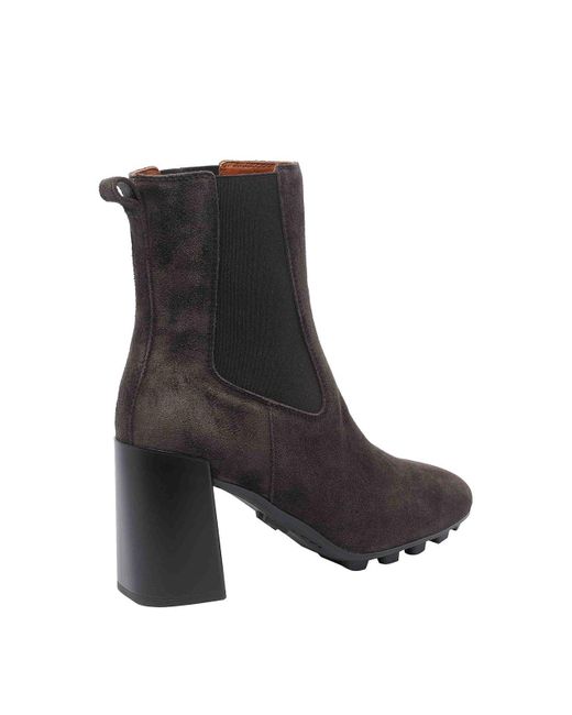 Hogan Black Pump Booties