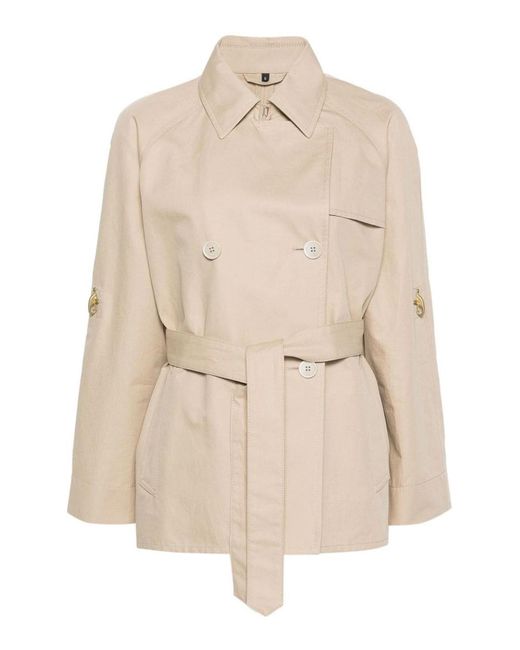 Fay Natural Double-breasted Trench Coat