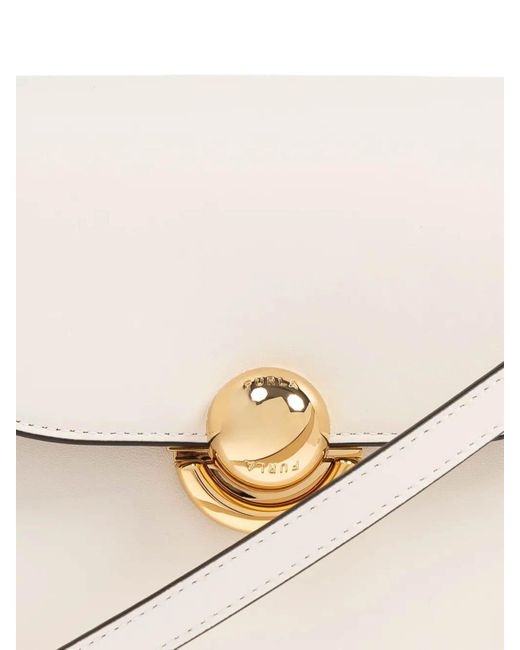 Furla Natural Sfera Small Crossbody Round Bag
