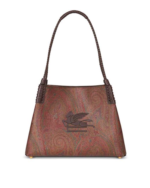 Etro Brown Shopping Bags