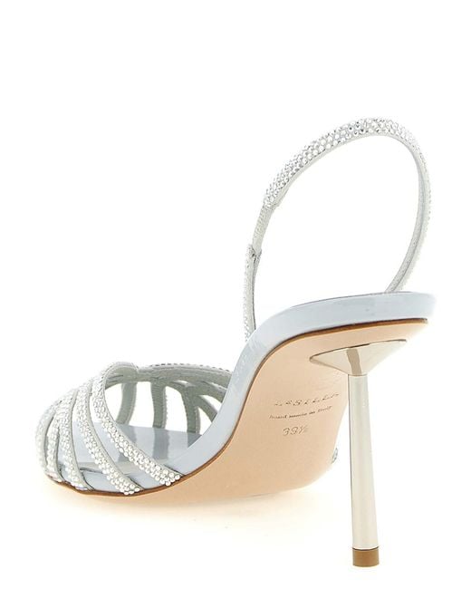 Le Silla White Embrace Sandals