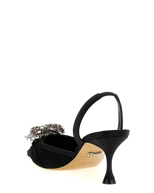 Mach & Mach Black Galaxy Slingback
