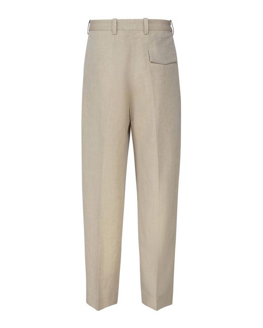 Jacquemus Natural Cotton Pants for men