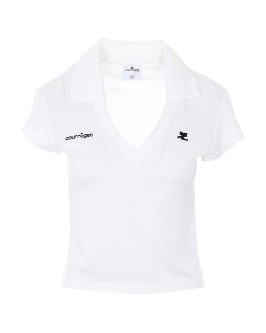Courreges White Sports Top