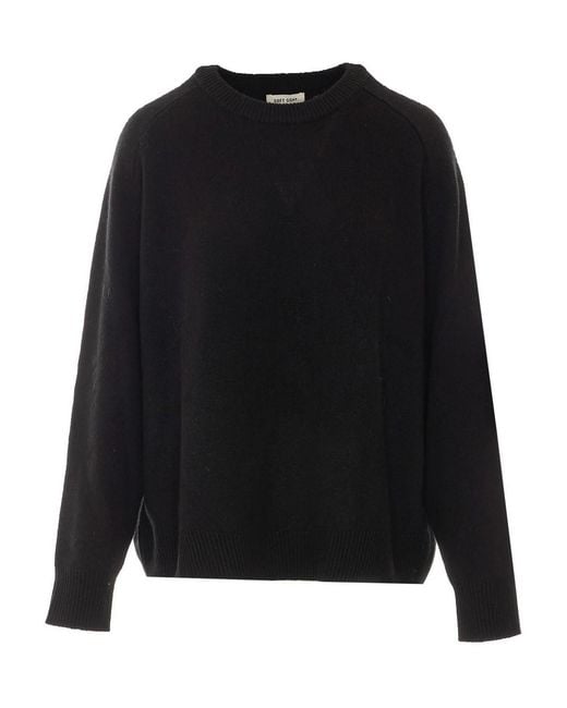 Soft Goat Black Boyfriend Sweater
