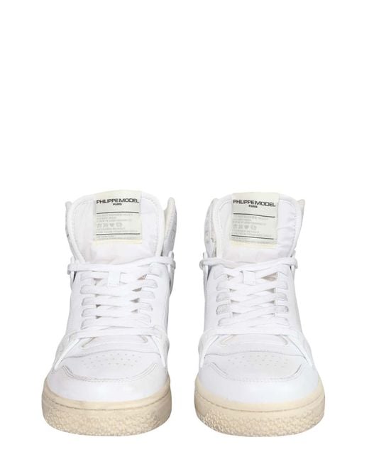 Philippe Model White Great Tall Sneakers
