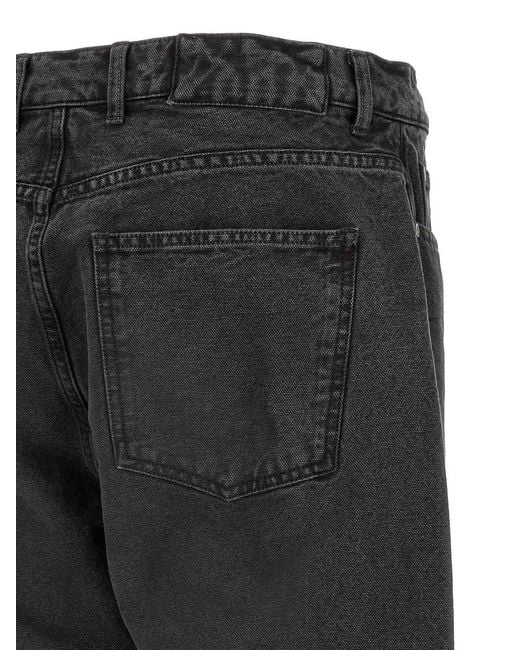 mfpen Black Modified Jeans for men