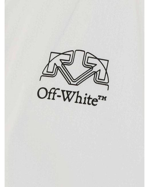 Off-White c/o Virgil Abloh White Offline Half Arrow Bowling Shirt for men