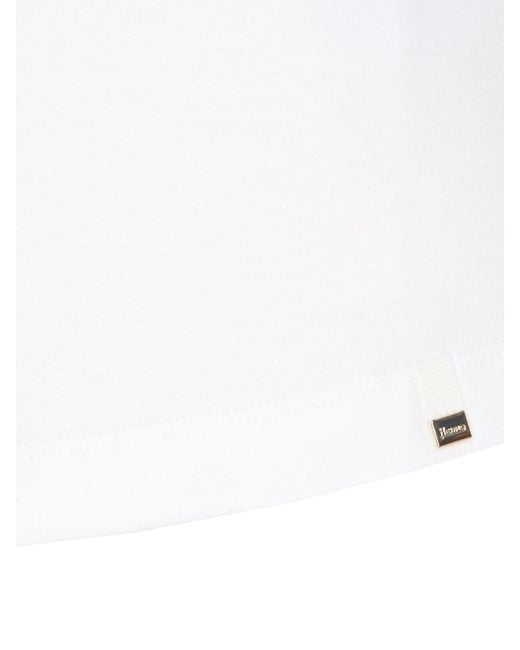 Herno White T-Shirts